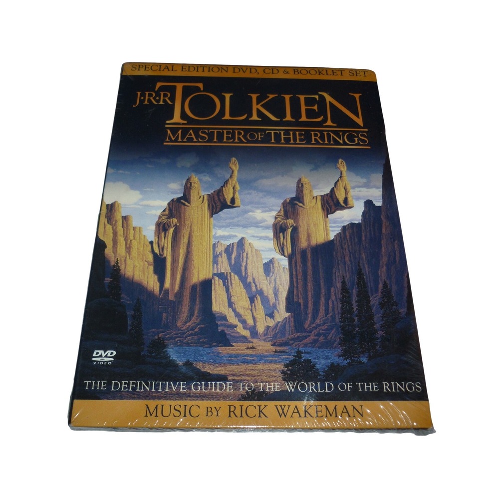 JRR‎ Tolkien Master of the Rings Special Edition DVD CD Booklet Set Rick Wakeman